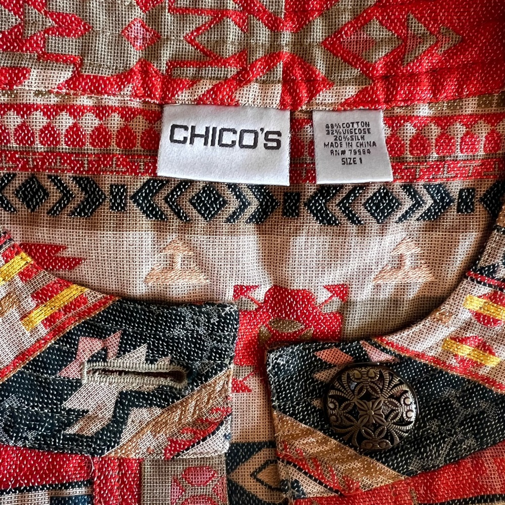 Chico’s Aztec blazer - Picture 2 of 6